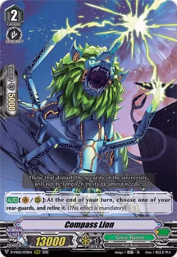 Compass Lion (D-VS02/072EN), D-VS02: V Clan Collection Vol.2 — Vanguard card price