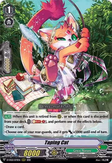 Taping Cat (D-VS02/073EN), D-VS02: V Clan Collection Vol.2 — Vanguard card price