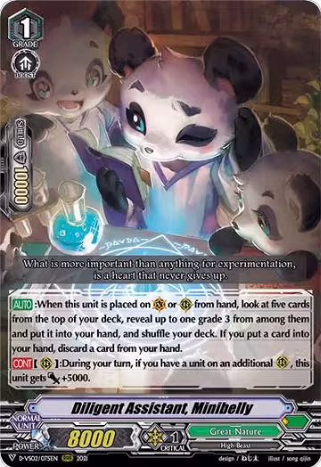 Diligent Assistant, Minibelly (D-VS02/075EN), D-VS02: V Clan Collection Vol.2 — Vanguard card price