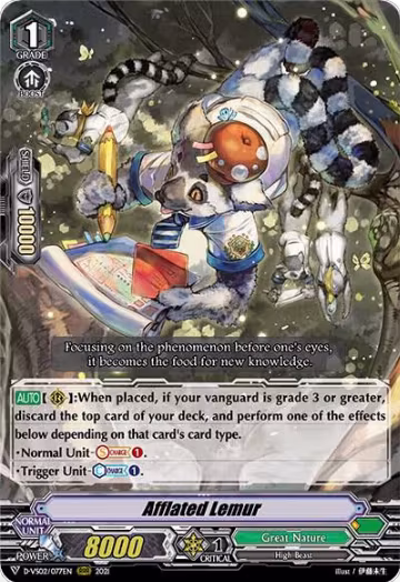 Afflated Lemur (D-VS02/077EN), D-VS02: V Clan Collection Vol.2 — Vanguard card price