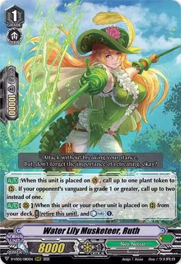 Water Lily Musketeer, Ruth (D-VS02/080EN), D-VS02: V Clan Collection Vol.2 — Vanguard card price