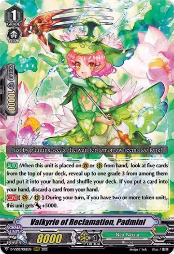 Valkyrie of Reclamation, Padmini (D-VS02/082EN), D-VS02: V Clan Collection Vol.2 — Vanguard card price