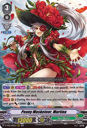 Peony Musketeer, Martina (D-VS02/083EN), D-VS02: V Clan Collection Vol.2 — Vanguard card price