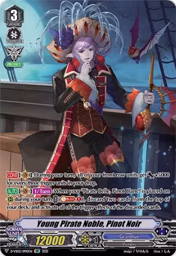Young Pirate Noble, Pinot Noir (SP) (D-VS02/SP10EN), D-VS02: V Clan Collection Vol.2 — Vanguard card price