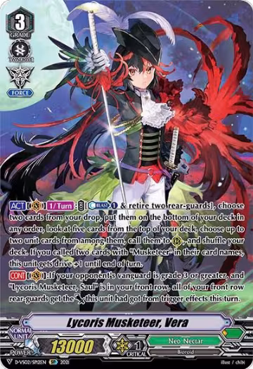 Lycoris Musketeer, Vera (SP) (D-VS02/SP12EN), D-VS02: V Clan Collection Vol.2 — Vanguard card price