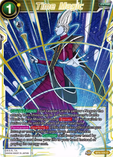 Time Magic (Gold Stamped) (BT5-101), Mythic Booster — DB Super card price