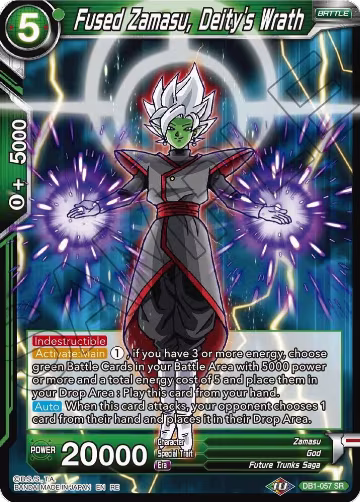 Fused Zamasu, Deity's Wrath (DB1-057), Mythic Booster — DB Super card price