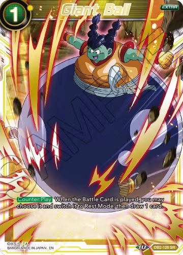 Giant Ball (Gold Stamped) (DB2-126), Mythic Booster — DB Super card price