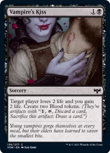 Vampire's Kiss (136), Innistrad: Crimson Vow — Magic card price