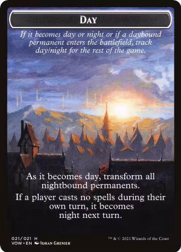 Day // Night Double-Sided Token (21), Innistrad: Crimson Vow — Magic card price