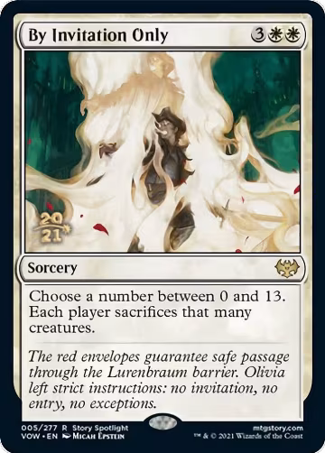 By Invitation Only (5), Prerelease Cards — Magic card price