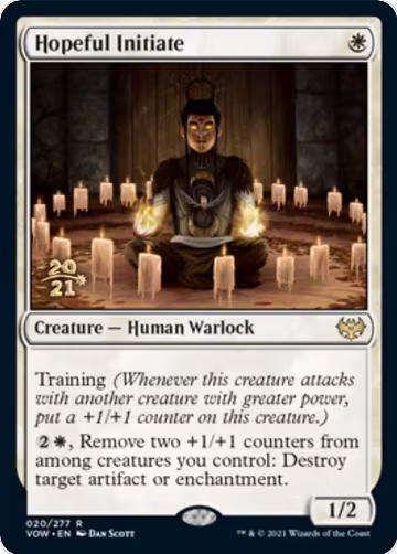 Hopeful Initiate (20), Prerelease Cards — Magic card price