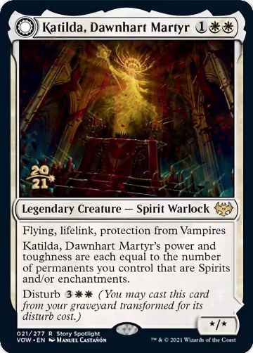 Katilda, Dawnhart Martyr (21), Prerelease Cards — Magic card price