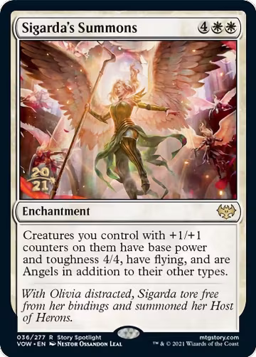 Sigarda's Summons (36), Prerelease Cards — Magic card price