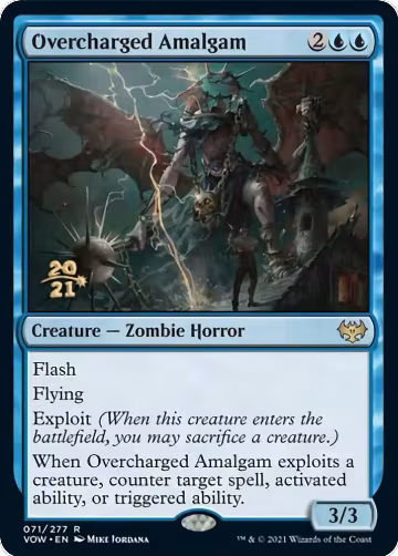 Overcharged Amalgam (71), Prerelease Cards — Magic card price