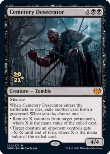 Cemetery Desecrator (100), Prerelease Cards — Magic card price
