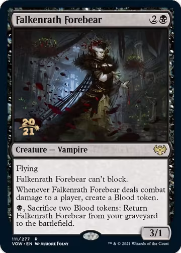 Falkenrath Forebear (111), Prerelease Cards — Magic card price