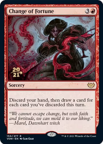 Change of Fortune (150), Prerelease Cards — Magic card price