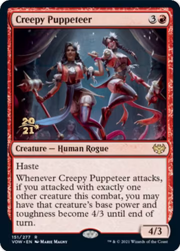 Creepy Puppeteer (151), Prerelease Cards — Magic card price