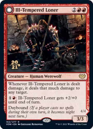 Ill-Tempered Loner (162), Prerelease Cards — Magic card price