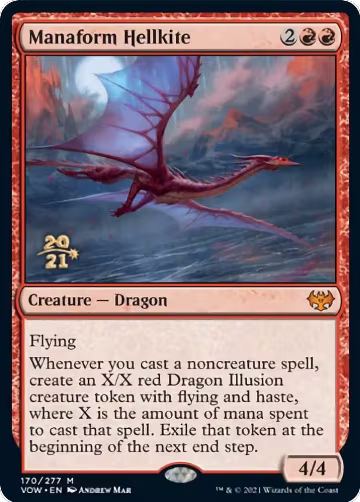 Manaform Hellkite (170), Prerelease Cards — Magic card price