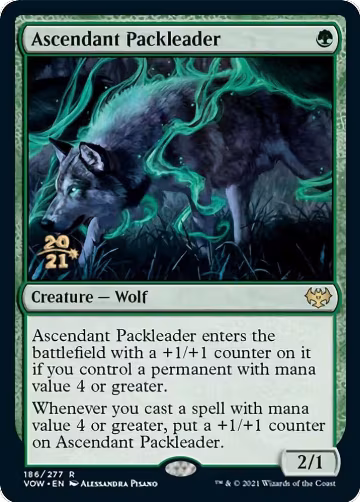 Ascendant Packleader (186), Prerelease Cards — Magic card price