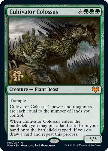 Cultivator Colossus (195), Prerelease Cards — Magic card price