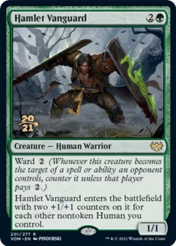 Hamlet Vanguard (201), Prerelease Cards — Magic card price