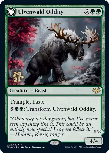 Ulvenwald Oddity (225), Prerelease Cards — Magic card price