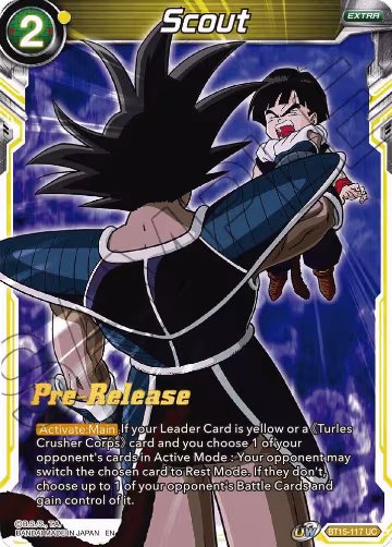 Scout (BT15-117), Saiyan Showdown Pre-Release Cards — DB Super card price