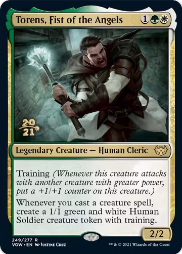 Torens, Fist of the Angels (249), Prerelease Cards — Magic card price