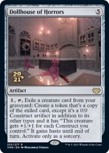 Dollhouse of Horrors (255), Prerelease Cards — Magic card price