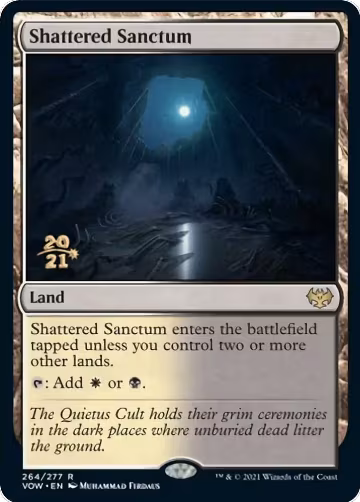 Shattered Sanctum (264), Prerelease Cards — Magic card price