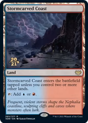 Stormcarved Coast (265), Prerelease Cards — Magic card price