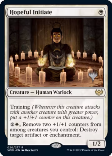 Hopeful Initiate (20), Promo Pack: March of the Machine — Magic card price