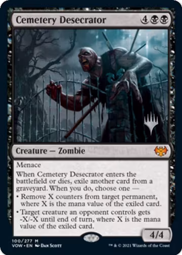 Cemetery Desecrator (100), Promo Pack: Aetherdrift — Magic card price