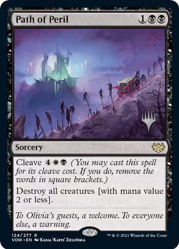 Path of Peril (124), Promo Pack: Duskmourn: House of Horror — Magic card price