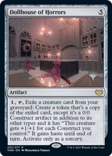Dollhouse of Horrors (255), Promo Pack: Duskmourn: House of Horror — Magic card price