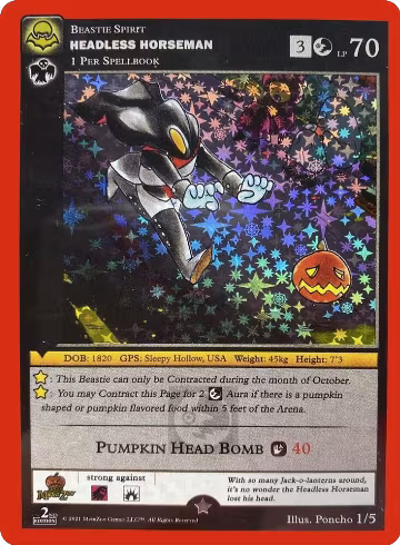 Headless Horseman (Second Edition) (1/5), Holiday Promos — MetaZoo card price