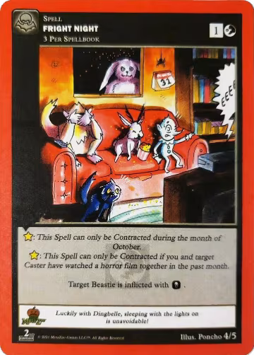 Fright Night (Second Edition) (4/5), Holiday Promos — MetaZoo card price