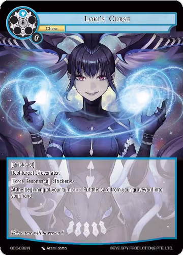 Loki's Curse (GOG-038), Game of Gods — Force of Will card price
