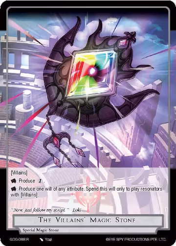 The Villains' Magic Stone (GOG-088), Game of Gods — Force of Will card price
