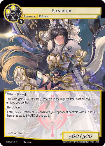 Randgrid (GOG-012), Game of Gods — Force of Will card price