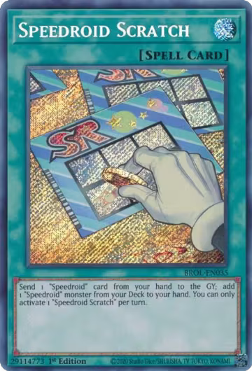 Speedroid Scratch (BROL-EN035), Brothers of Legend — Yu-Gi-Oh! card price