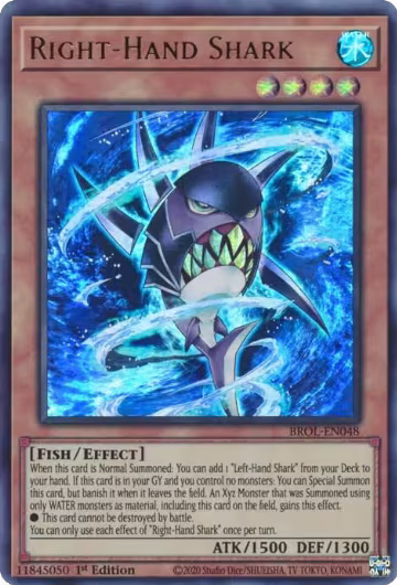 Right-Hand Shark (BROL-EN048), Brothers of Legend — Yu-Gi-Oh! card price