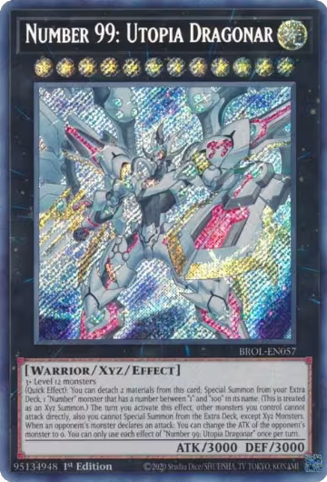Number 99: Utopia Dragonar (BROL-EN057), Brothers of Legend — Yu-Gi-Oh! card price