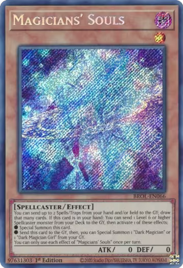Magicians' Souls (BROL-EN066), Brothers of Legend — Yu-Gi-Oh! card price