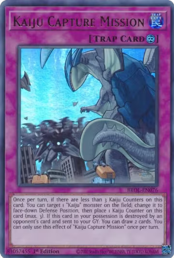 Kaiju Capture Mission (BROL-EN076), Brothers of Legend — Yu-Gi-Oh! card price