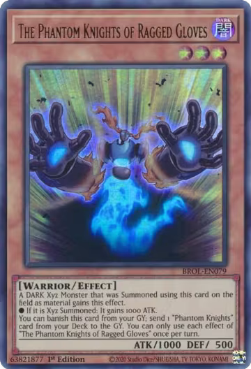 The Phantom Knights of Ragged Gloves (BROL-EN079), Brothers of Legend — Yu-Gi-Oh! card price