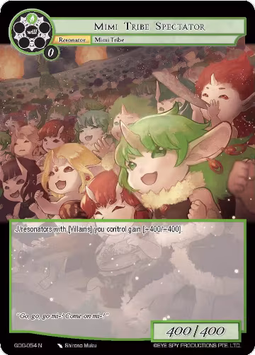 Mimi Tribe Spectator (GOG-054), Game of Gods — Force of Will card price